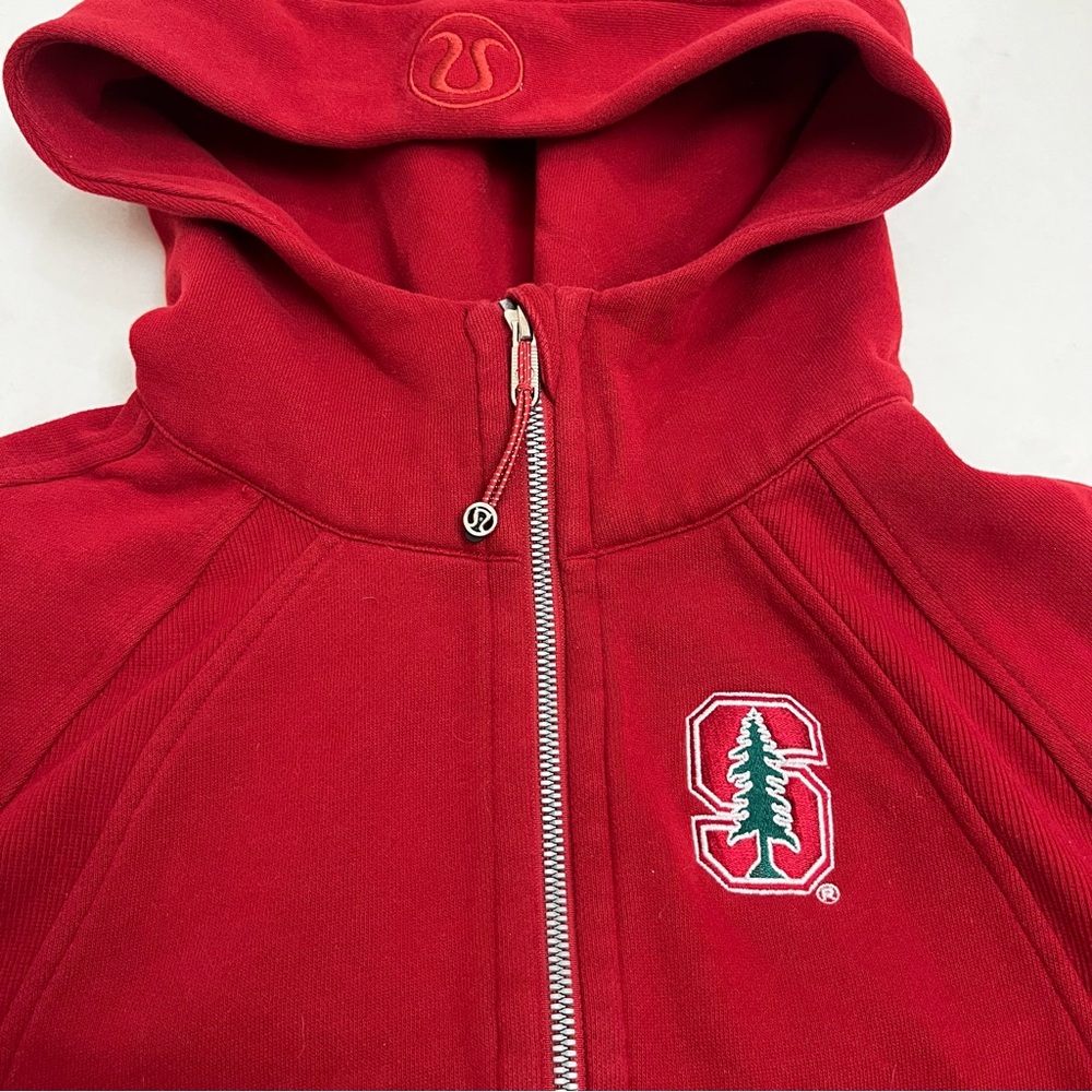 LULULEMON Stanford Scuba Hoodie Red Size XS/S - Picture 3 of 8
